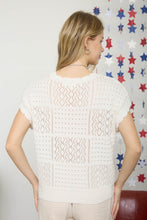 Load image into Gallery viewer, Multi-pattern Scallop Trim Short Sleeve
