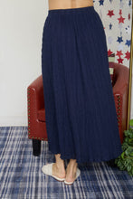 Load image into Gallery viewer, Shirred Elastic Waist Midi Skirt
