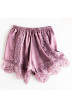 Load image into Gallery viewer, Lace Faux Silk Base Shorts
