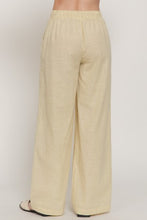 Load image into Gallery viewer, Elastic Waist Y/d Stripe Gauze Long Pant

