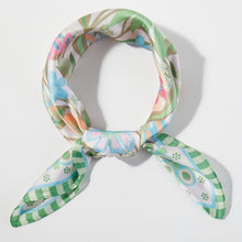 Load image into Gallery viewer, Assorted Flower Print Square Bandana Sca
