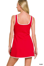 Load image into Gallery viewer, Scuba Active Mini Dress With Inner Pants
