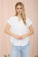 Load image into Gallery viewer, Cuffed Sleeve Button Down Lightweight To
