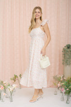 Load image into Gallery viewer, Floral Ruffle Strap Midi Dress
