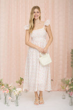 Load image into Gallery viewer, Floral Ruffle Strap Midi Dress
