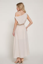 Load image into Gallery viewer, Asymmetrical Neckline A-line Dress
