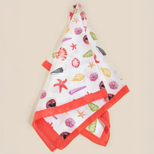 Load image into Gallery viewer, Sealife Multi Seashells Bandana Scarf
