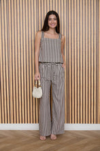 Load image into Gallery viewer, Stripe Square Neck Linen Cami Top
