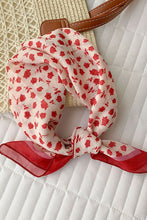 Load image into Gallery viewer, Cotton Linen Print Square Scarf
