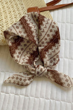 Load image into Gallery viewer, Cotton Linen Print Square Scarf
