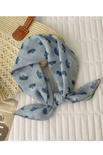 Load image into Gallery viewer, Cotton Linen Print Square Scarf
