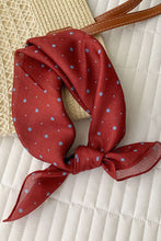 Load image into Gallery viewer, Cotton Linen Print Square Scarf
