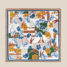 Load image into Gallery viewer, Abstract Floral Art Print Bandana Scarf

