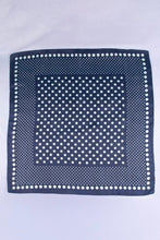 Load image into Gallery viewer, Ombre Polka Dot Print Satin Square Scarf
