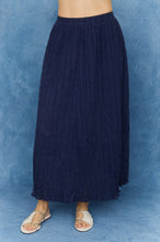 Load image into Gallery viewer, Shirred Elastic Waist Midi Skirt
