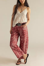 Load image into Gallery viewer, Paisley Print Barrel Pants
