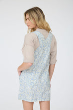 Load image into Gallery viewer, Floral Print Overall Mini Dress
