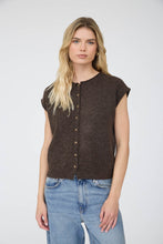 Load image into Gallery viewer, Raw Edge Sleeveless Lightweight Cardigan
