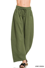 Load image into Gallery viewer, Fleece Barrel Leg Sweatpants
