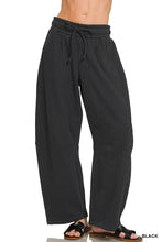 Load image into Gallery viewer, Fleece Barrel Leg Sweatpants
