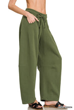 Load image into Gallery viewer, Fleece Barrel Leg Sweatpants
