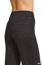 Load image into Gallery viewer, High Rise Wide Leg Pintuck Denim Pants
