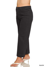 Load image into Gallery viewer, Plus High Rise Wide Leg Pintuck Denim Pa
