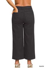 Load image into Gallery viewer, Plus High Rise Wide Leg Pintuck Denim Pa
