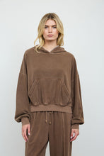 Load image into Gallery viewer, Cropped Hooded Kangaroo Pocket Knit Top (part of a set)
