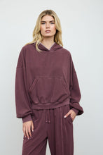 Load image into Gallery viewer, Cropped Hooded Kangaroo Pocket Knit Top (part of a set)
