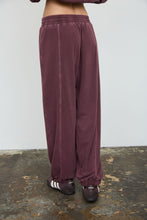 Load image into Gallery viewer, Drawstring Front Seam Elastic Cuff Lounge pants (part of a set)
