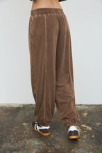 Load image into Gallery viewer, Drawstring Front Seam Elastic Cuff Lounge pants (part of a set)
