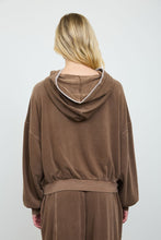 Load image into Gallery viewer, Cropped Hooded Kangaroo Pocket Knit Top (part of a set)
