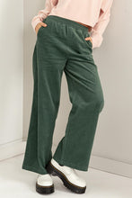 Load image into Gallery viewer, CORDUROY HIGH-WAISTED WIDE LEG PANTS
