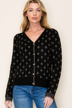 Load image into Gallery viewer, LONG SLEEVE V-NECK BUTTON DOWN CARDIGAN
