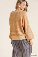 Load image into Gallery viewer, Popcorn Sweater with Ribbed Hem
