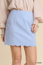 Load image into Gallery viewer, Scallop A-Line Skirt
