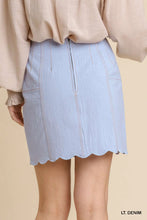 Load image into Gallery viewer, Scallop A-Line Skirt
