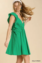 Load image into Gallery viewer, Poplin Sleeveless Back Crossover Strap Dress
