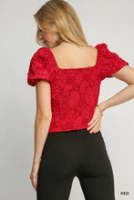 Load image into Gallery viewer, Jacquard Baby Doll Top
