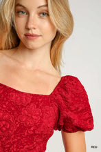 Load image into Gallery viewer, Jacquard Baby Doll Top
