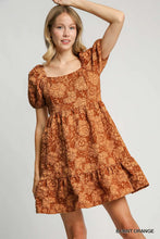 Load image into Gallery viewer, Jacquard Print Mini Dress
