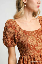 Load image into Gallery viewer, Jacquard Print Mini Dress
