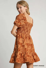 Load image into Gallery viewer, Jacquard Print Mini Dress
