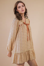 Load image into Gallery viewer, Floral Printed Front Bow Mini Dress
