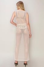 Load image into Gallery viewer, METALLIC KNIT TOP AND SKIRT SET
