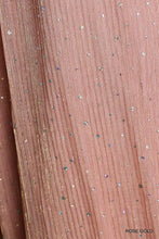 Load image into Gallery viewer, Pleats Shimmer Midi Skirt with Elastic W
