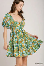 Load image into Gallery viewer, Floral Print Mini Dress
