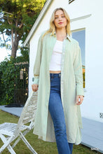 Load image into Gallery viewer, Stripe Button Down Shirt Dress

