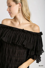 Load image into Gallery viewer, Textured Off The Shoulder Top
